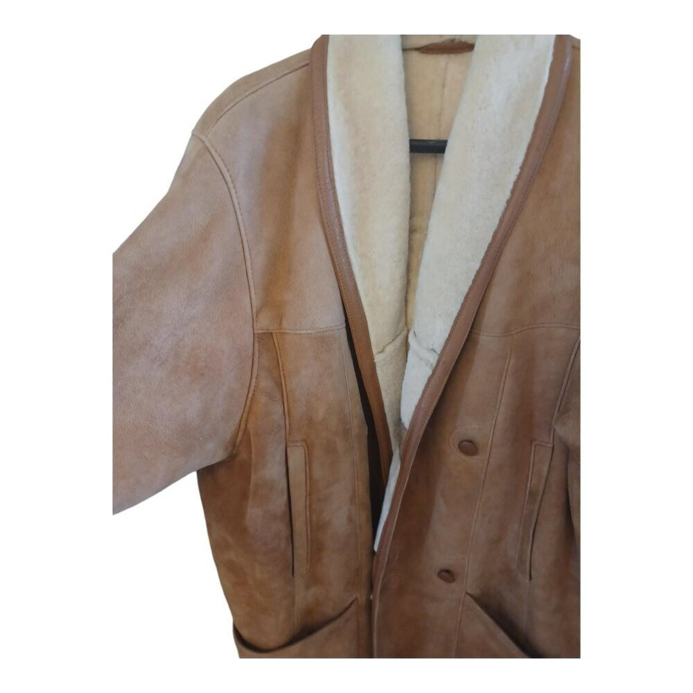 Vintage Danier women's genuine sheepskin coat L - Picture 2 of 7